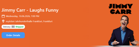 Jimmy Carr in Frankfurt in Ramstein, Germany