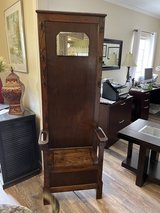 Wooden Mirrored Valet Stand – $50 in Houston, Texas