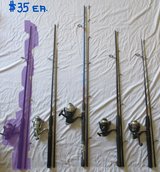 $35 Each.SPINNING Fishing Rod + Reel Combos - Choice of 5 in Chicago, Illinois