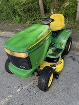 John Deere LX280 garden tractor 649 hours vtwin Kawasaki motor 42” deck foot pedal hydrostatic d... in Sandwich, Illinois