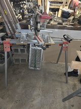 Compound miter saw with work station in Clarksville, Tennessee