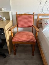 Solid Maple Upholstered Desk Chair in Stuttgart, GE