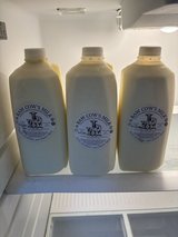 Fresh raw cow milk milked fresh daily. From our jersey and Guernseys cows in Fort Polk, Louisiana