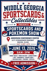 Collectible Show (Macon GA) Anderson Conf Ctr near I475/Eisenhower Pkwy intersection in Byron, Georgia
