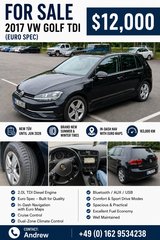 2017 VW Golf TDI in Ramstein, Germany