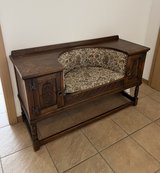 antique bench in Ramstein, Germany