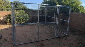 6 ft. x 10 ft. x 10 ft. Gold Series Complete Chain Link Dog Kennel in Las Cruces, New Mexico
