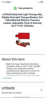 red LED therapy body matt in Okinawa, Japan