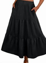 New 2XL black skirt in Plainfield, Illinois