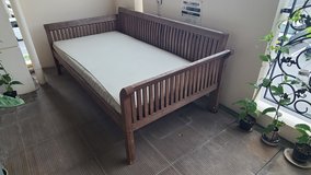Teak wood Outdoor Day Bed in Okinawa, Japan