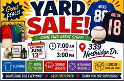 June 13 Multi-Family Yard Sale in Clarksville, Tennessee