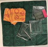 New! 15pc Dog 22"x 22" Bandana Bundle (8 green + 7 orange) *$10 takes ALL/some* in Naperville, Illinois