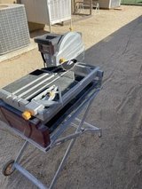 10 in. Wet Tile Saw with Sliding Table and Stand in Yucca Valley, California