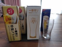 Beer glasses in Okinawa, Japan