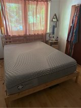 ikea bed frame and side table in Ramstein, Germany