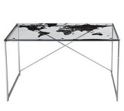 Glass Top Desk with World Map in Alamogordo, New Mexico