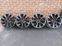 BLACK GLOSSY ALLOY WHEEL RIMS SET OF 4! 18X8J in Biloxi, Mississippi