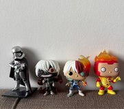 4 Funko Pops/Figures: Ken Kaneki Tokyo Ghoul, Shoto Todoroki My Hero Academia, Firestorm DC Comi... in Stuttgart, GE