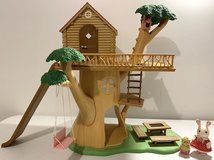 SALE PENDING - Calico Critters Adventure Tree Log Cabin House Playset in Naperville, Illinois