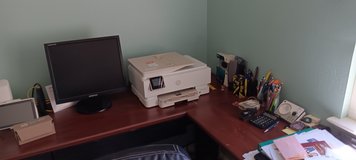 Desk, file cabinet and chair in Travis AFB, California