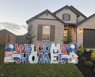 Yard sign rentals 936-232-6894 in The Woodlands, Texas