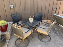 Patio table & 4 chairs w/cushions in Alamogordo, New Mexico
