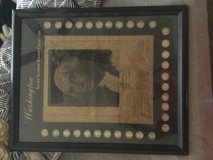 Framed Washington silver quarter collection in Alamogordo, New Mexico