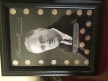 Framed Roosevelt silver dime collection in Alamogordo, New Mexico