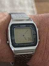 Casio 1981 “blue thunder” lcd watch - crate in Ramstein, Germany