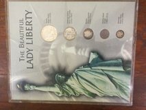 Lady Liberty coin set in Alamogordo, New Mexico