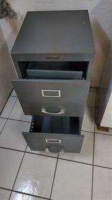 File Cabinet, Metal - 2 Drawers in Ramstein, Germany