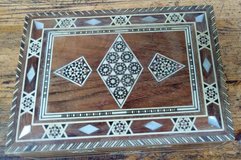 Italian-made vintage case with Ivory & Mother-of-Pearl Inlays: 7 1/2" x 5" x 2". in Ramstein, Germany