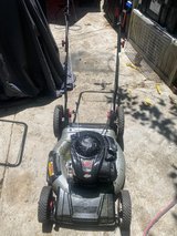 5.5 HP Briggs and Stratton Super low cuttin side discharge/ mulcher mower in Okinawa, Japan