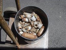5 GALLON BUCKET OF METAL PIPE FITTINGS in Naperville, Illinois