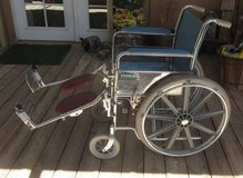 Standard Size Folding 18inch seat Wheelchair in Alamogordo, New Mexico