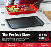 Blazin' Grill Stackable Prep Marinating and Serving Trays in Warner Robins, Georgia