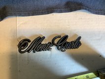 Vintage GM Chevrolet Monte Carlo Metal original emblem badge, car ornament part  no. three 2 eig... in Aurora, Illinois