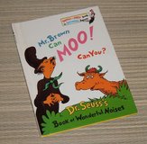 Vintage 1970Dr Seuss Mr Brown Can Moo Can You Hard Cover Book in Morris, Illinois