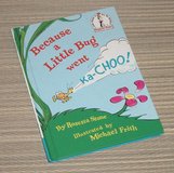 Vintage 1975 Dr Seuss Because A Little Bug Went Ka-Choo Hard Cover Book in Morris, Illinois