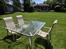 patio table and 3 chairs in Westmont, Illinois