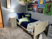 Matching twin beds in Okinawa, Japan