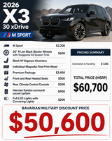 2026 BMW X3 Promotion in Ramstein, Germany