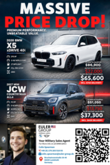 BMW X5 & Mini Countryman // US-SPEC PRICE DORP in Ramstein, Germany