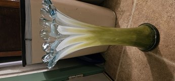 Beautiful vintage tall heavy greenish vase in Camp Lejeune, North Carolina