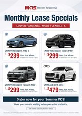 Audi VW Lease Specials in Ramstein, Germany