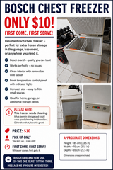 Bosch Chest Freezer in Ramstein, Germany