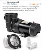 New Pool pump 1.5 hp in Oswego, Illinois