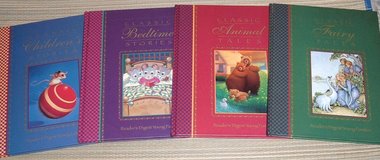 Vintage 2000 Set of 4 Readers Digest Classic Children's Stories and Fairy Tales Hard Cover Books in Plainfield, Illinois