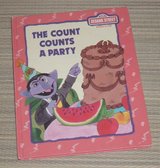 Vintage 1993 Sesame Street the Count Counts a Party Hard Cover Book in Morris, Illinois