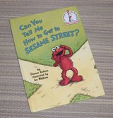 Vintage 1997 Dr Seuss Can You Tell Me How to Get to Sesame Street Hard Cover Book ELMO in Joliet, Illinois